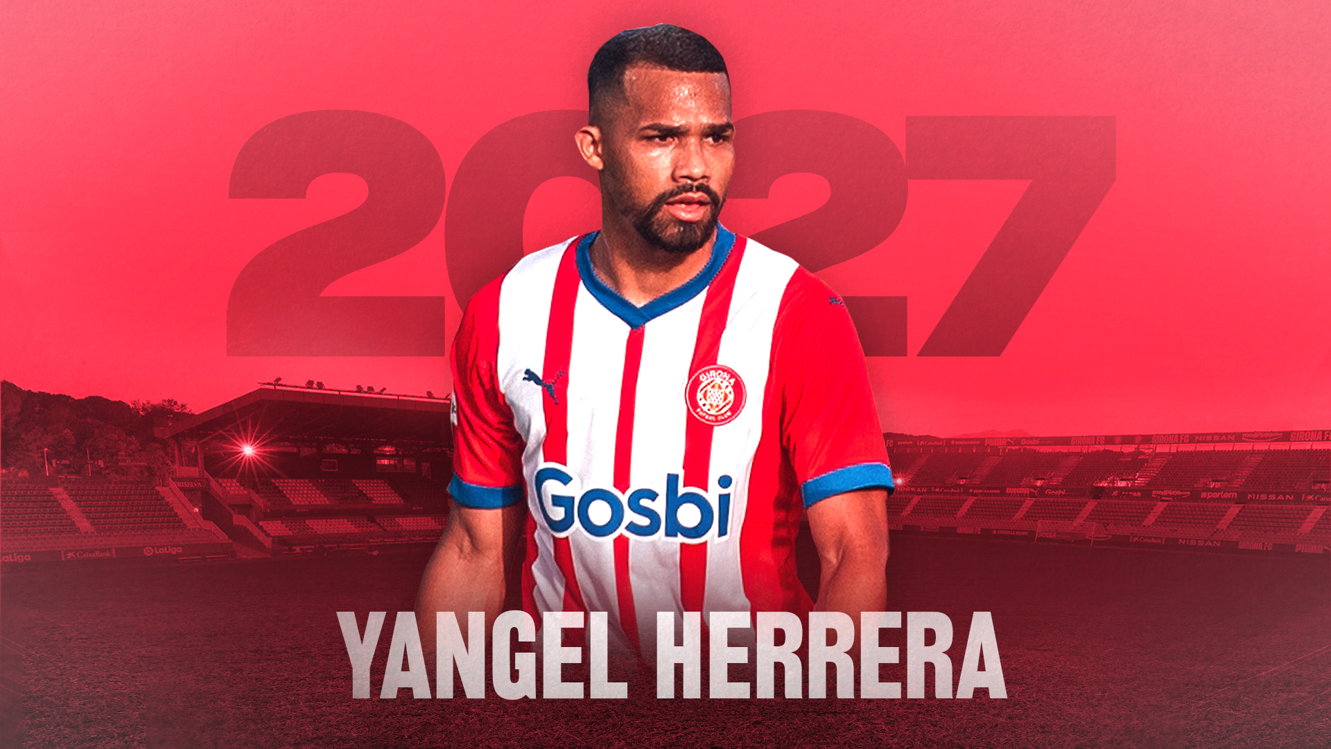 Yangel Herrera Blanc I Vermell Fins Al Girona Fc Web Oficial