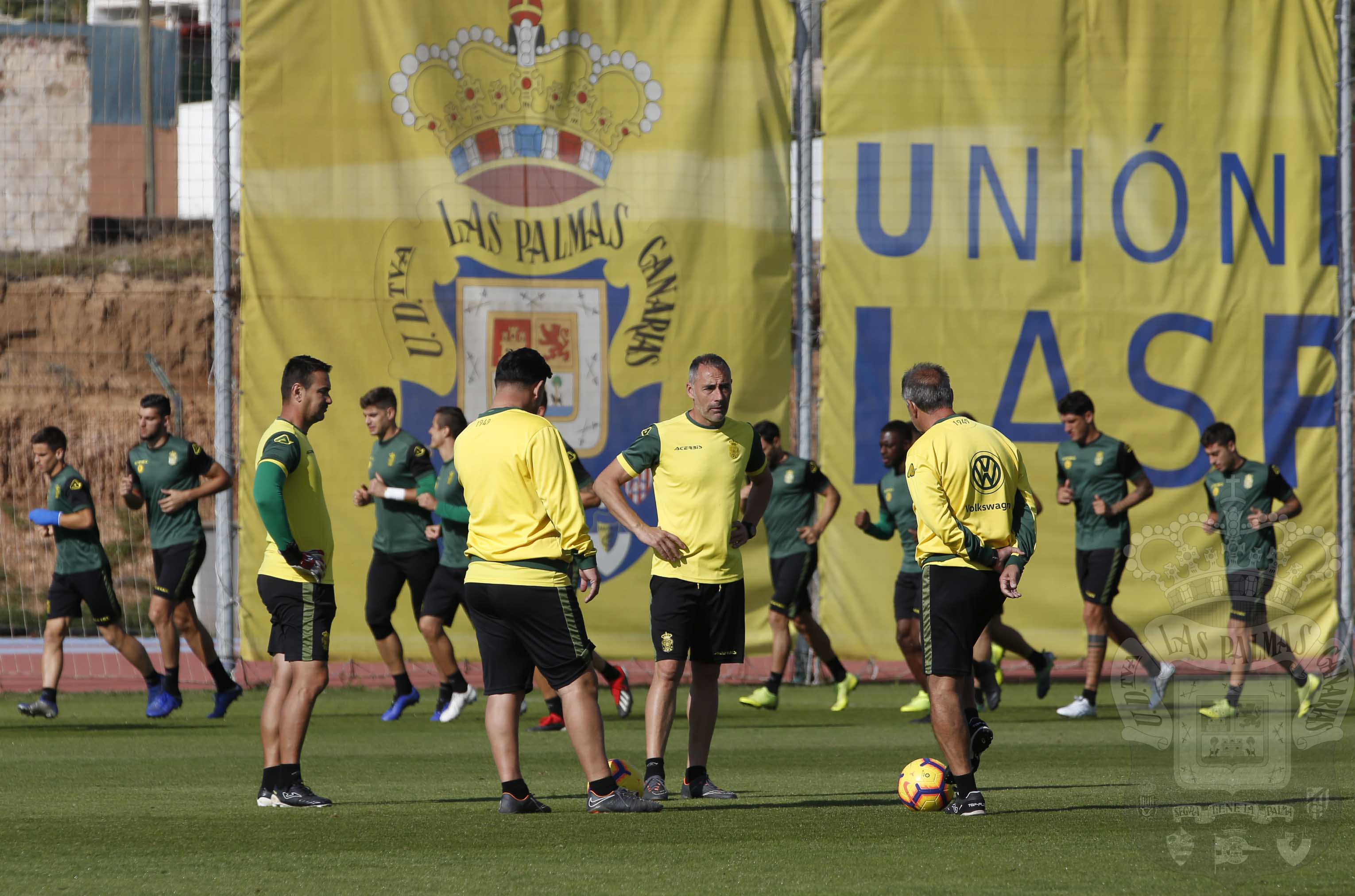 La UD Las Palmas se concentra en la Ciudad del Fútbol de Las Rozas UD