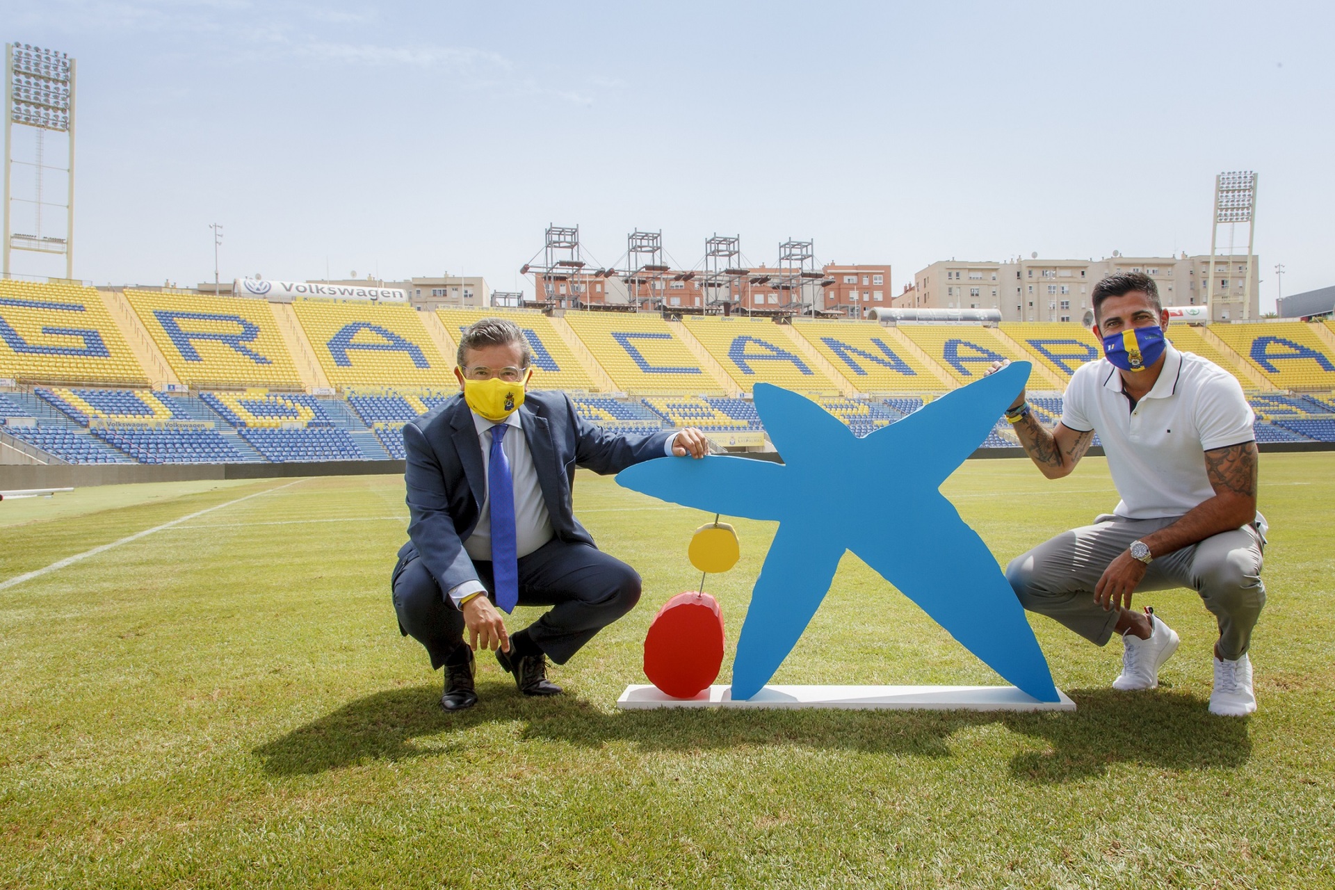 CaixaBank renueva como patrocinador oficial de la Unión Deportiva Las