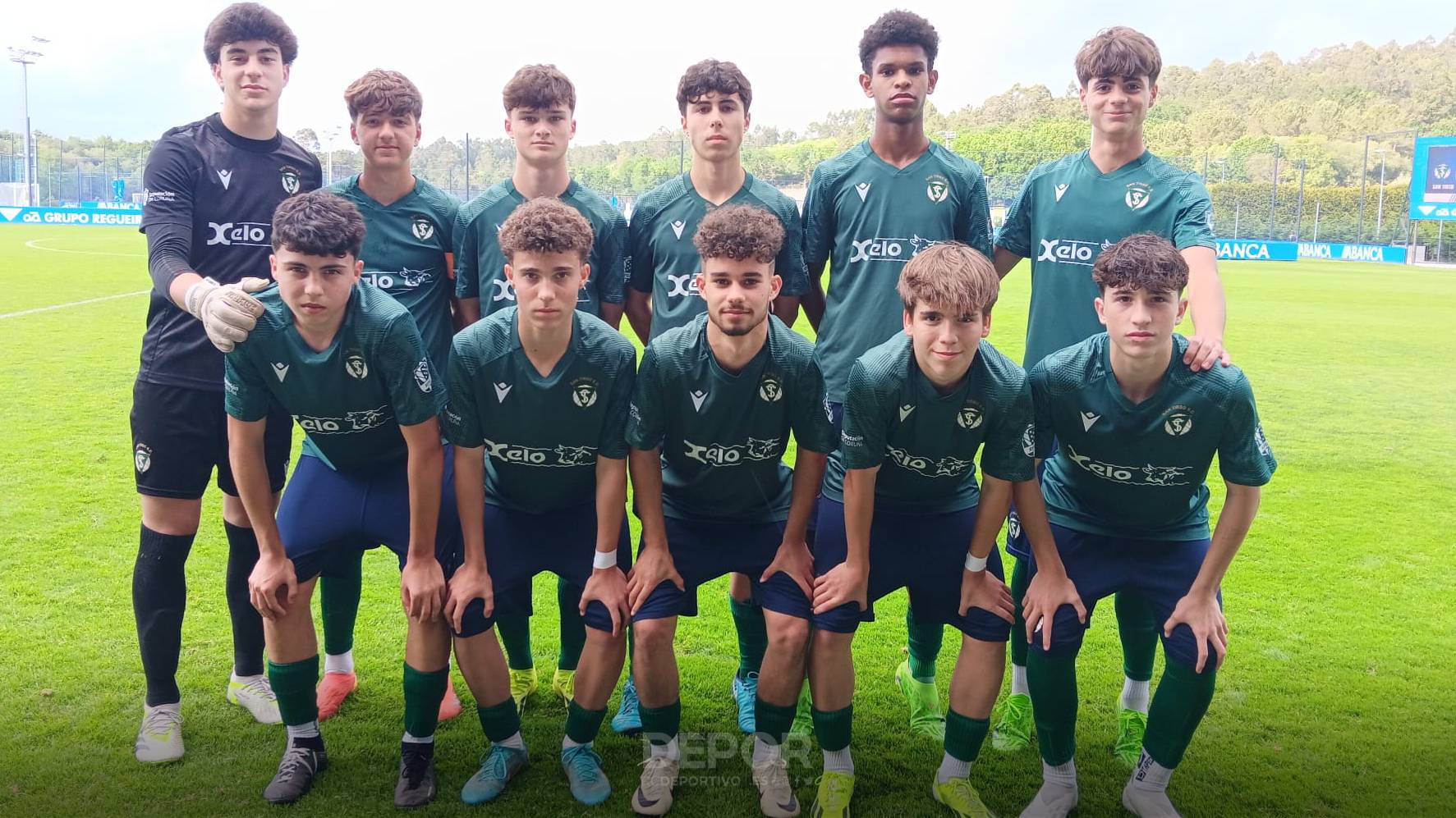 Un San Tirso SD Cadete tira de fe para arañar un punto ante el Dépor en