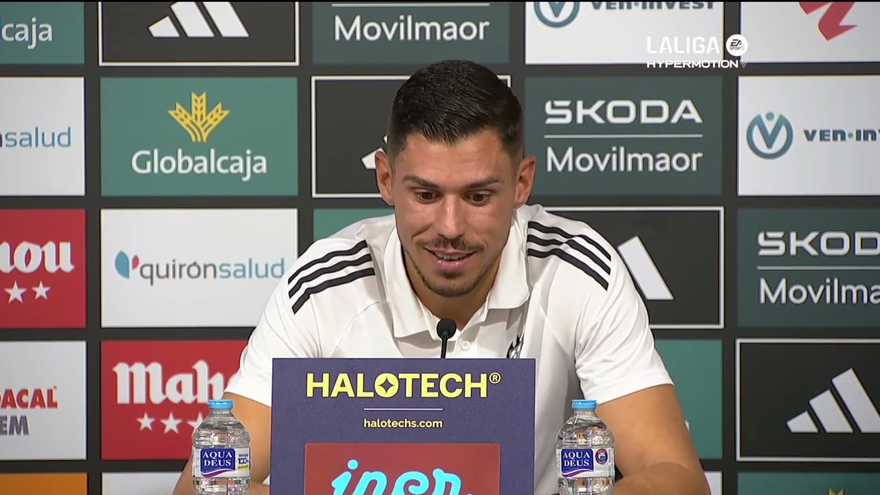 Raúl Lizoain, in the mixed zone