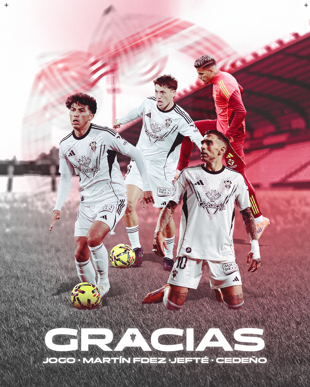 Albacete Balompié dankt den ausgeliehenen Spielern für ihre Leistungen in ...