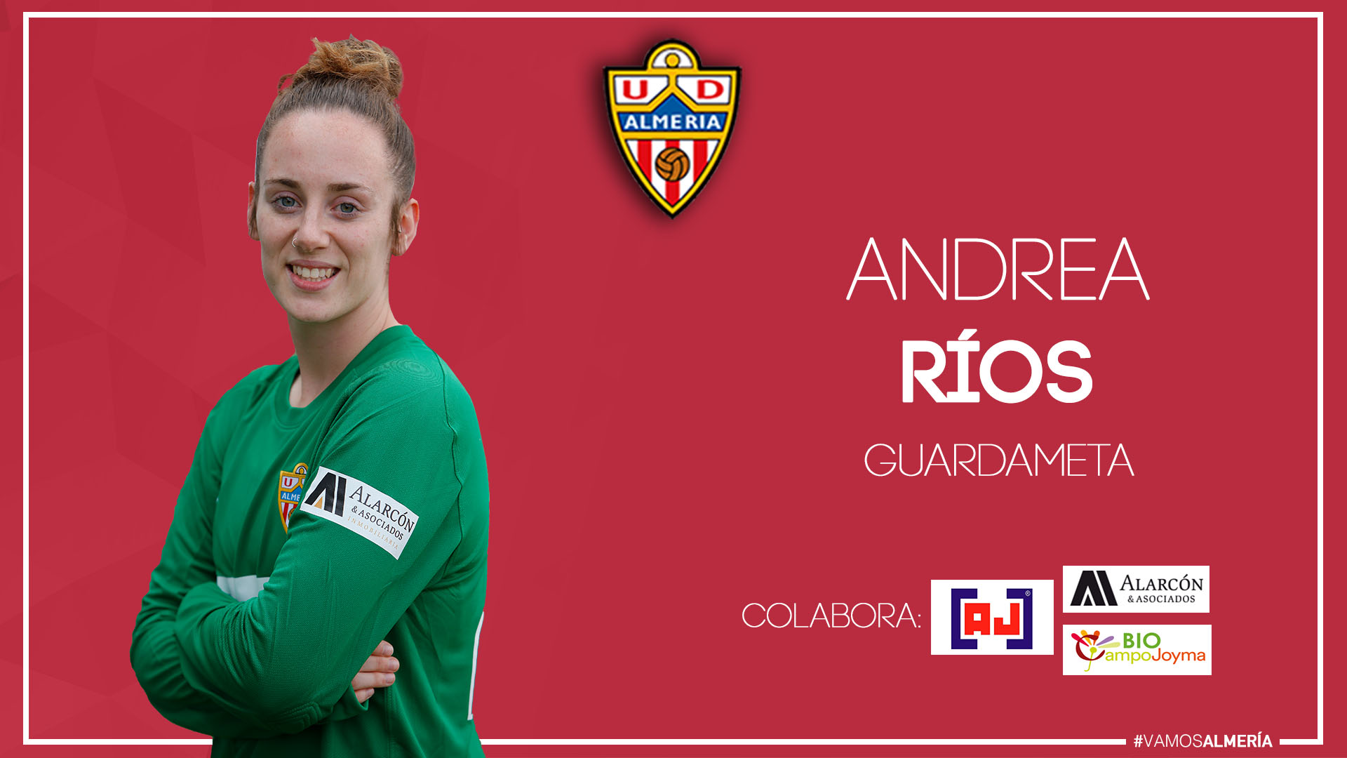 Andrea Ríos, nueva guardameta de la UD Almería Femenino para los play ...