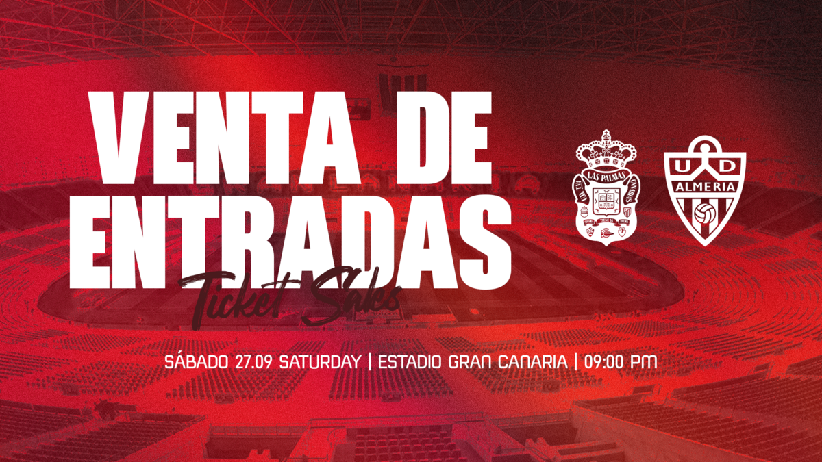 Entradas a la venta para el partido en Las Palmas | UD Almeria | Web ...