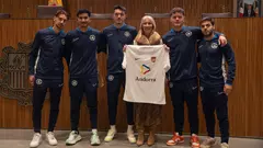 Écharpe De Football Du Club De Football Andorre Avec