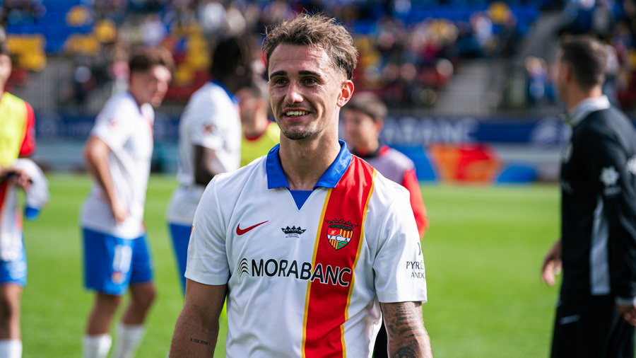 Thomas Carrique reaches 50 matches with Andorra | FC Andorra | Web Oficial