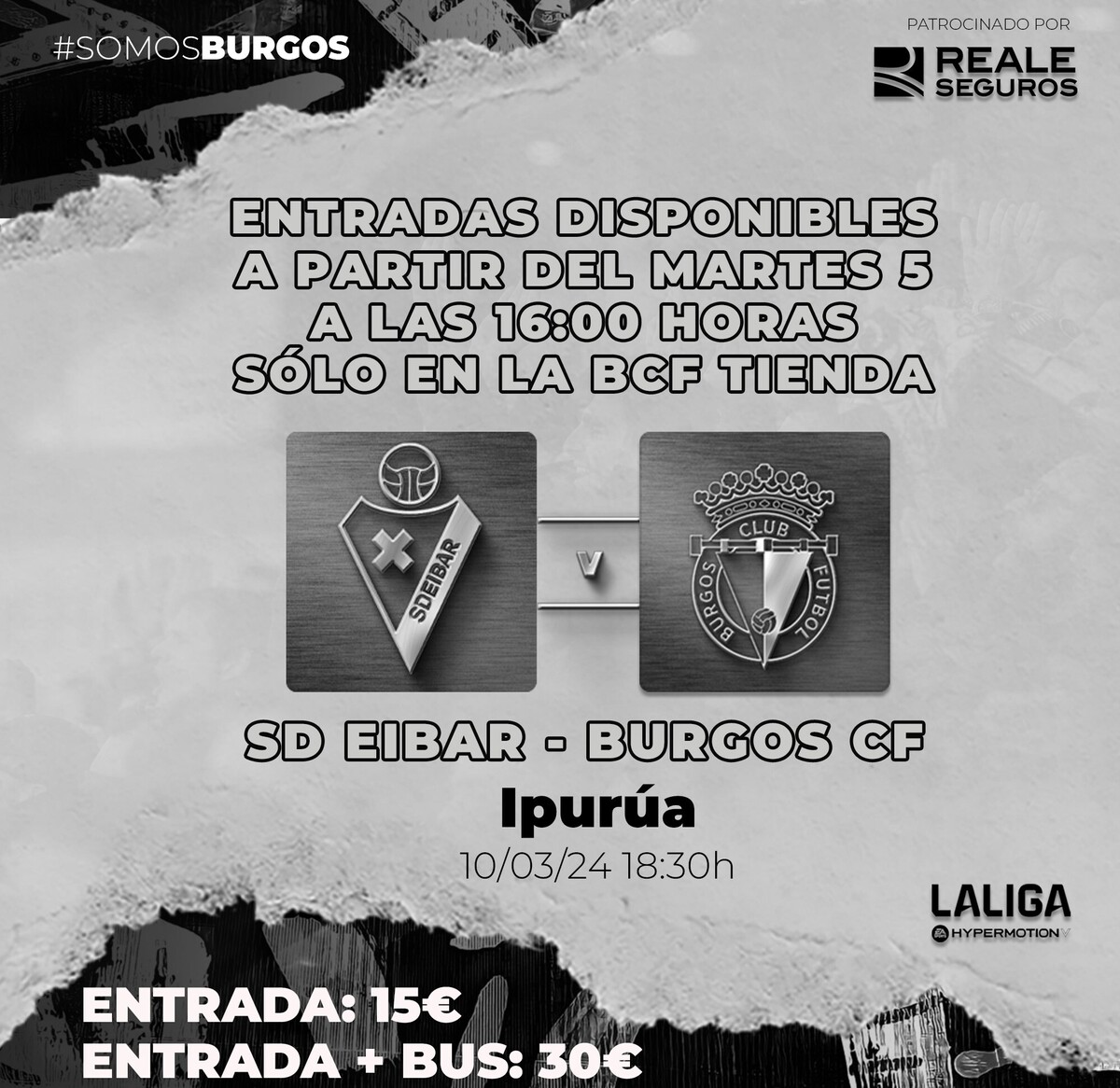 A la venta las entradas para el SD Eibar - Burgos CF | Burgos CF | Web ...