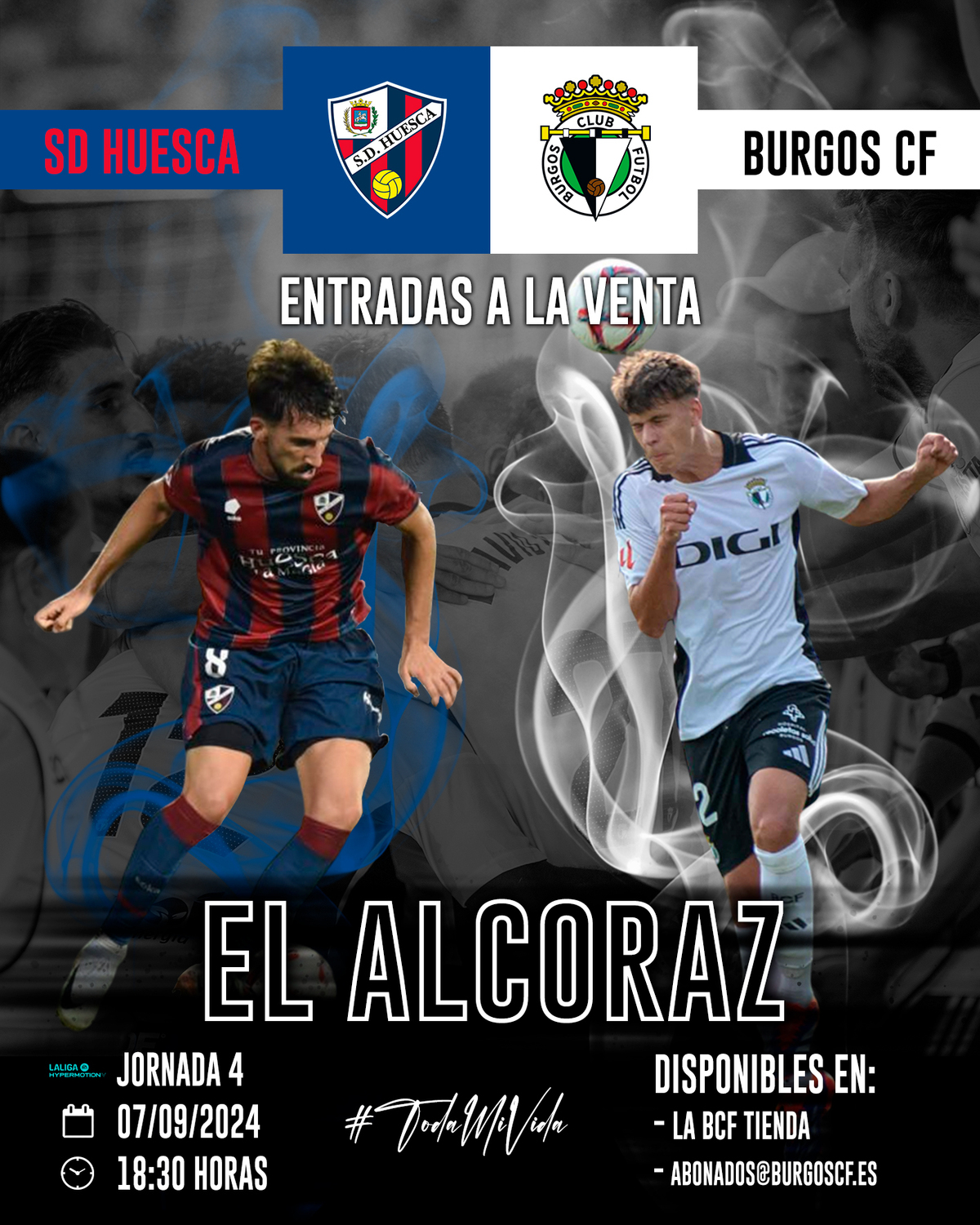 Entradas a la venta. SD Huesca – Burgos CF | Burgos CF | Web Oficial