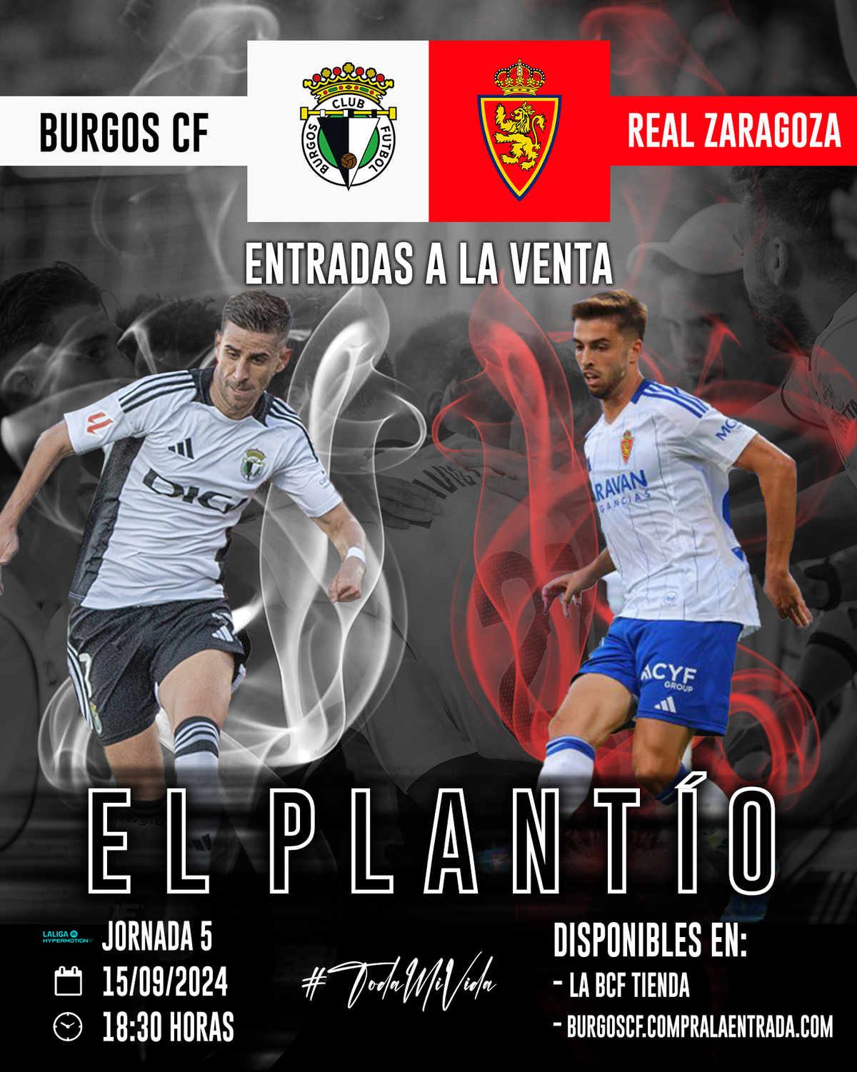 ¡Ya disponibles las entradas para el #BurgosCFRealZaragoza! | Burgos CF ...