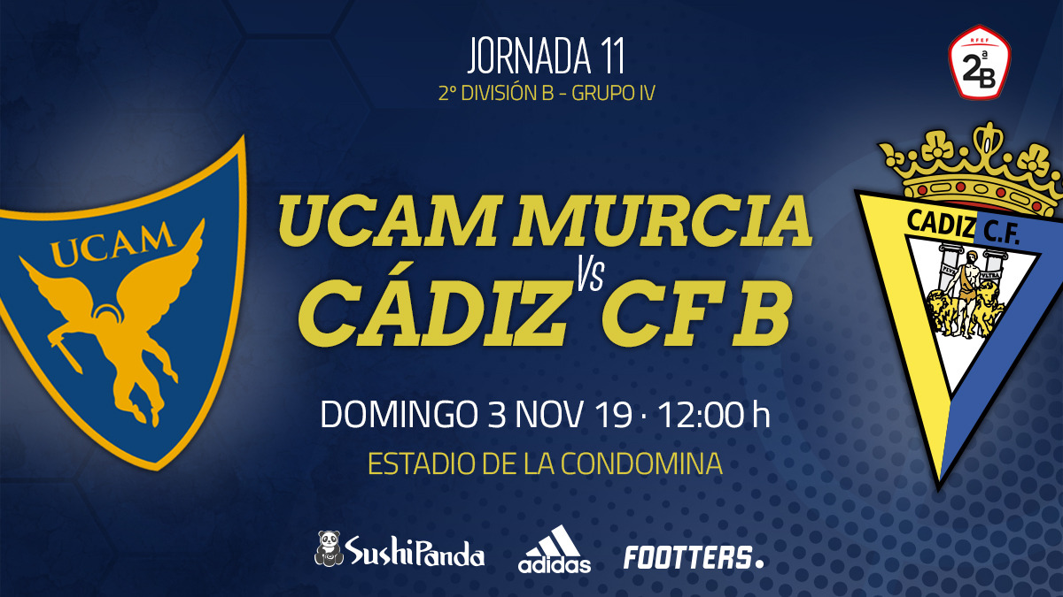 El ‘B’ visitará La Condomina este domingo | Cádiz Club de Fútbol | Web ...