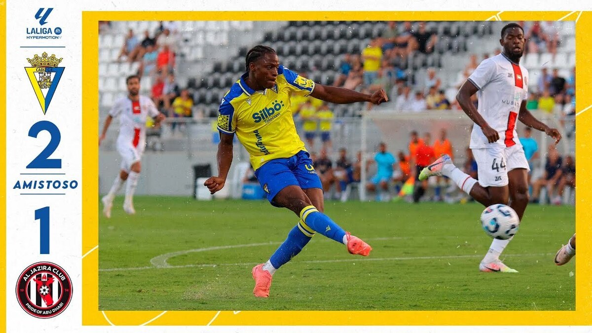 RESUMEN | Cádiz CF 2-1 Al-Jazira SC | Cádiz Club de Fútbol | Web Oficial