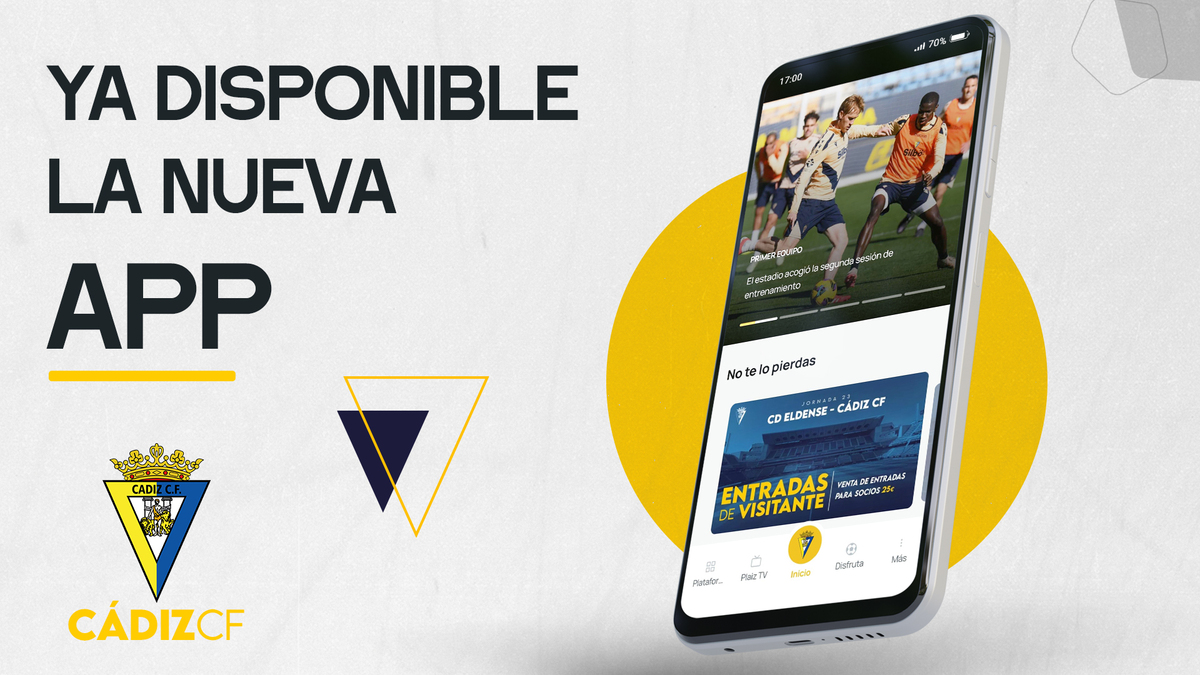 El Cádiz CF lanza su nueva APP oficial | Cádiz Club de Fútbol | Web Oficial