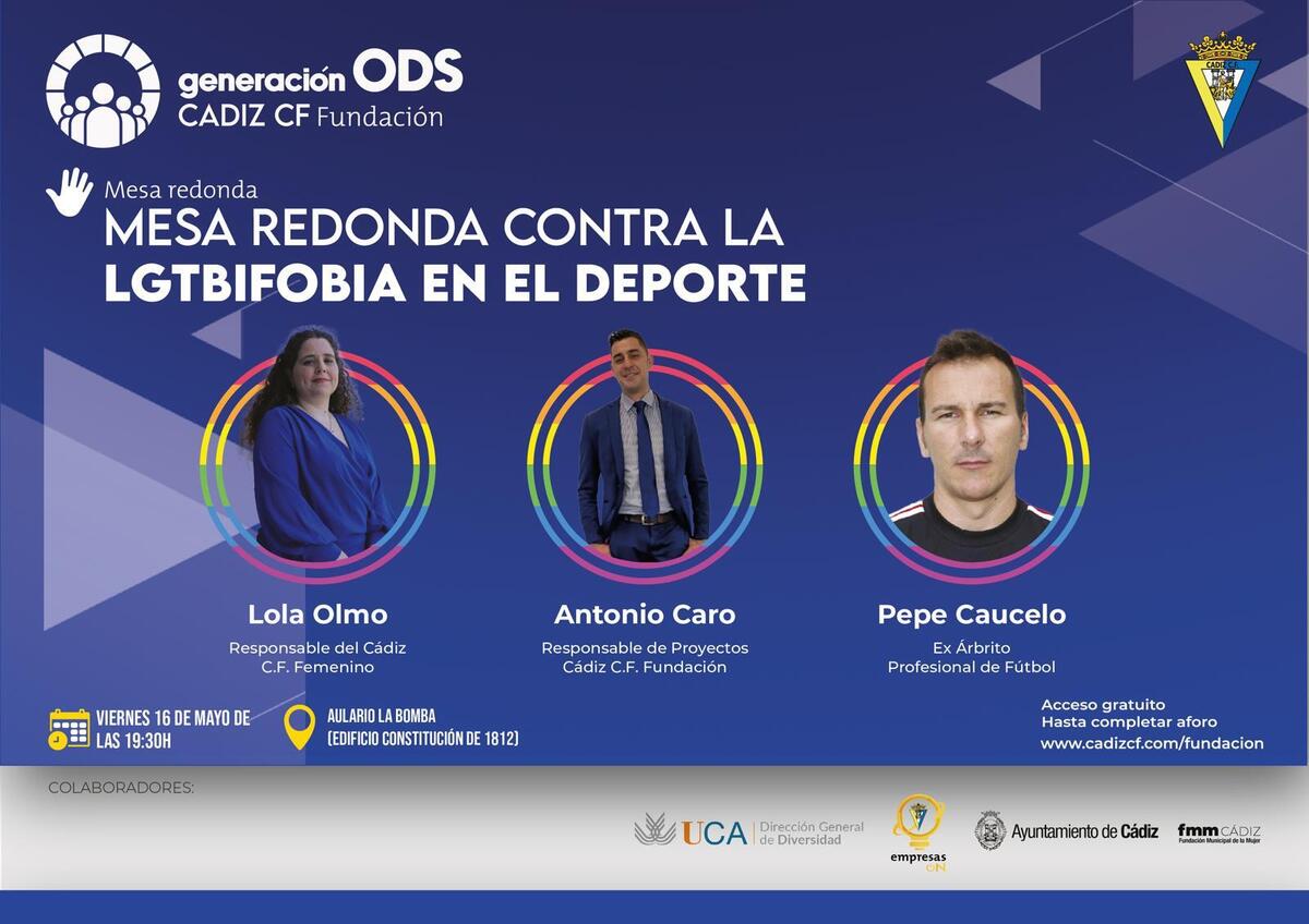 Cádiz CF Fundación organiza una mesa redonda contra la LGTBIfobia en el ...