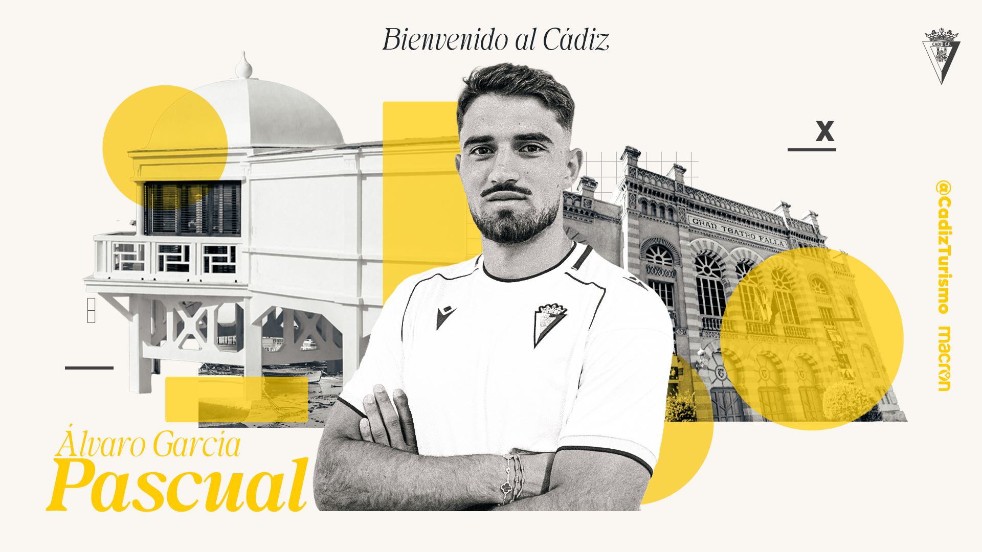 Álvaro García Pascual, new offensive reinforcement.