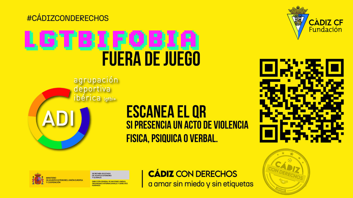 Cádiz CF club pionero del fútbol español en espacios seguros contra el ...