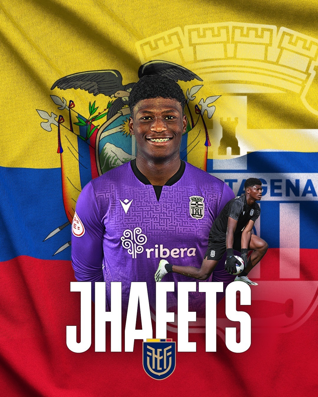 Jhafets convocado con la selección Sub-18 de Ecuador. | FC Cartagena ...