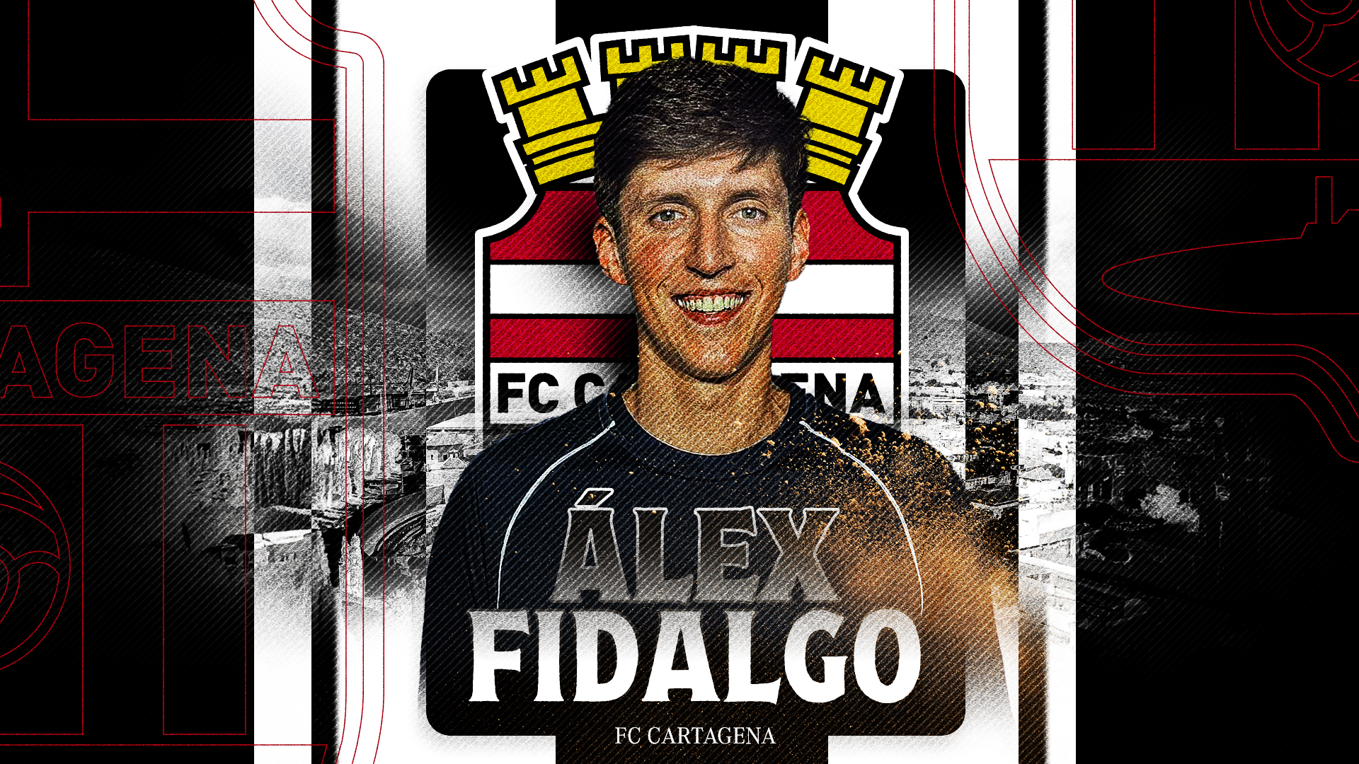 Álex Fidalgo, proyección y visión de juego para el centro del campo del FC Cartagena