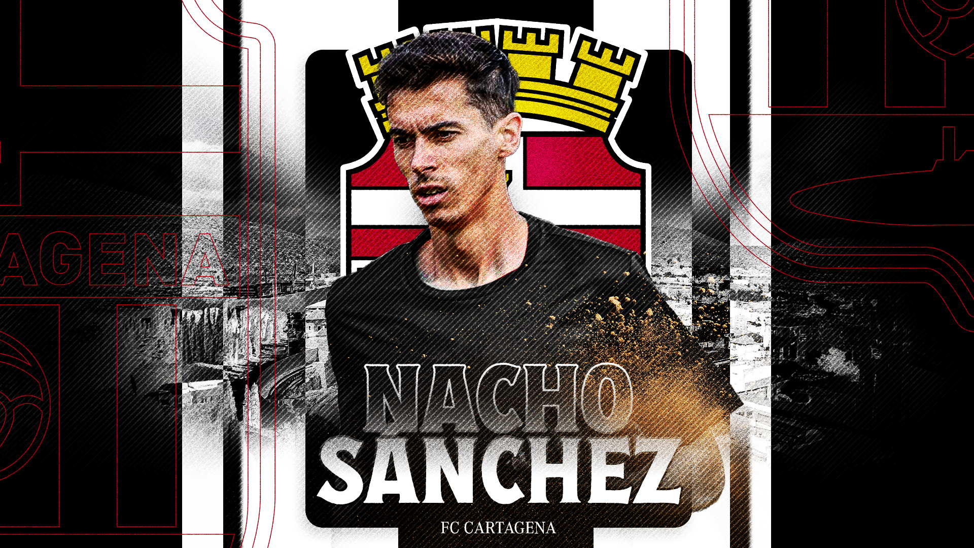 Nacho Sánchez, polivalencia para la zona de ataque del FC Cartagena