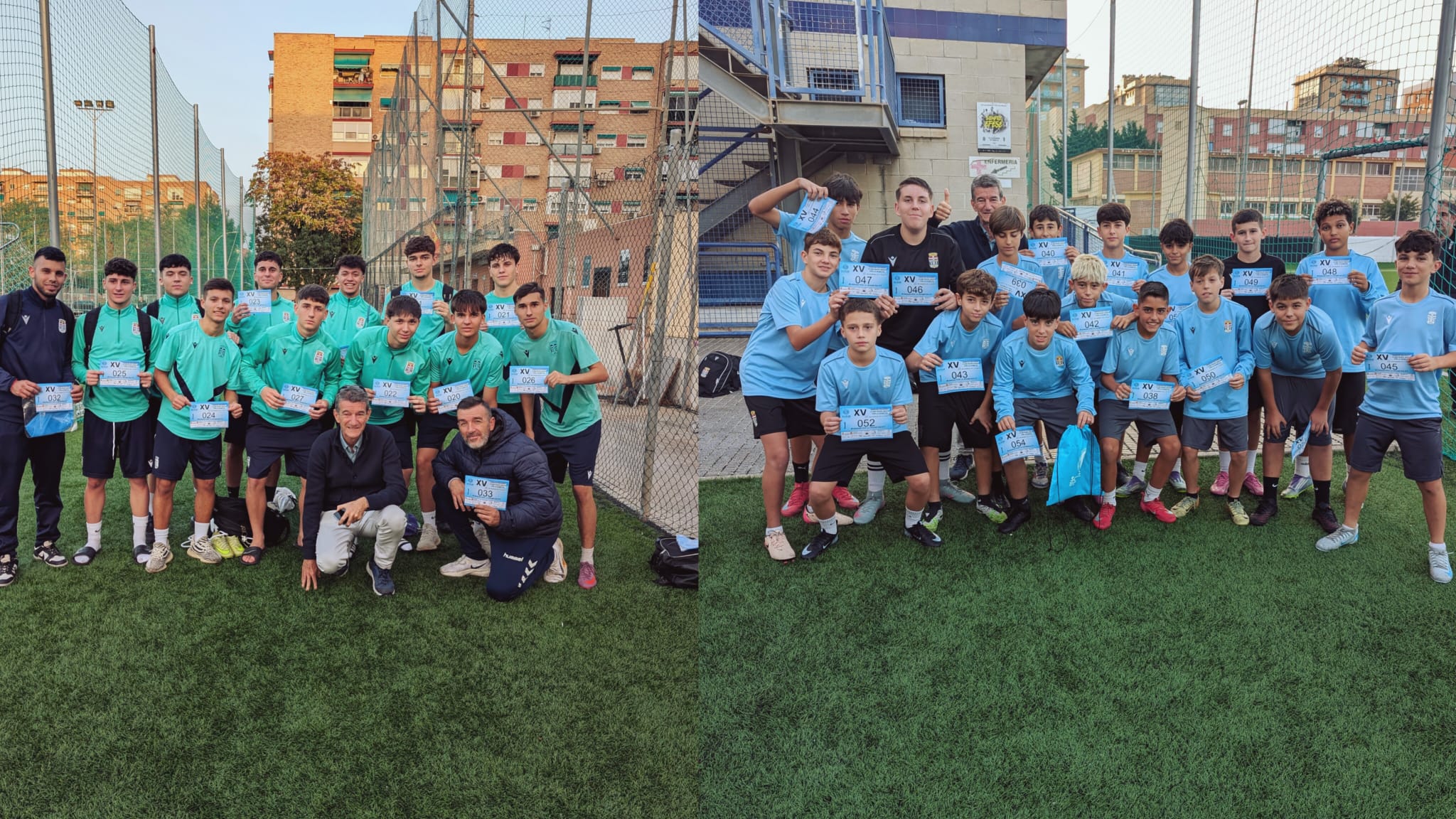 Los equipos Infantil B y Juvenil B del FC Cartagena se suman a la marcha solidaria de SODICAR por la Semana de la Diabetes
