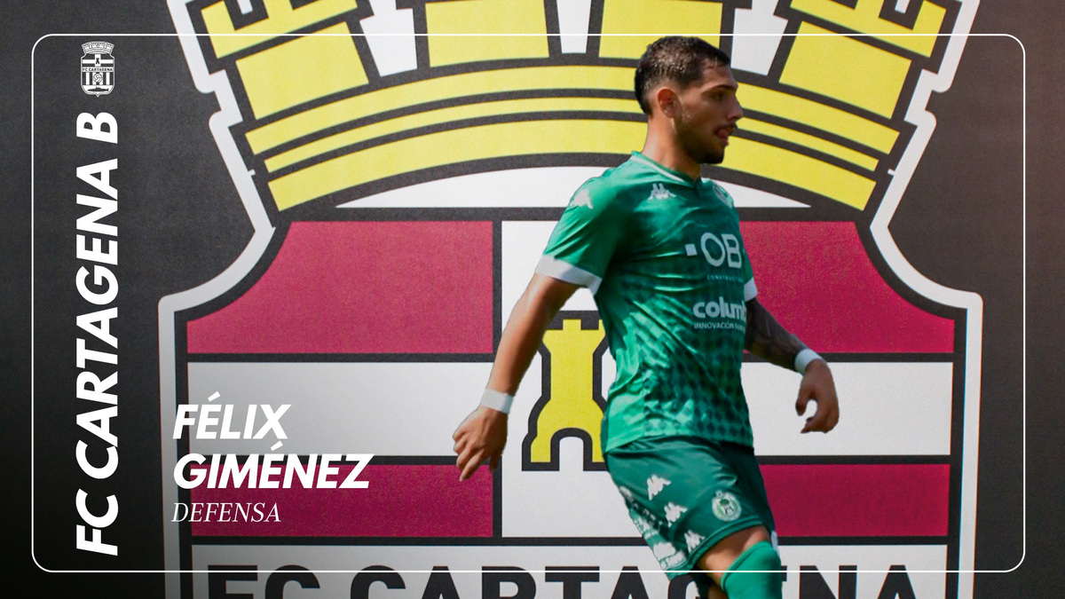 Félix Giménez se incorpora al FC Cartagena ‘B’ para reforzar la defensa.