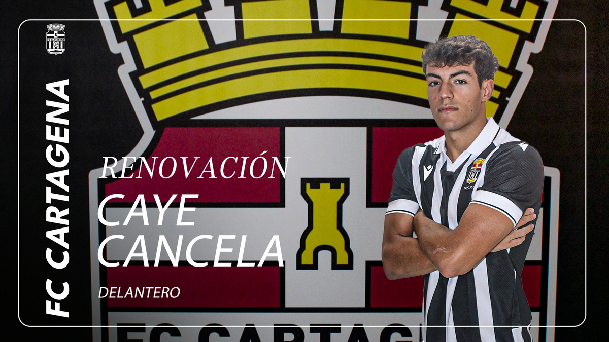 Cayetano Cancela renueva con el FC Cartagena