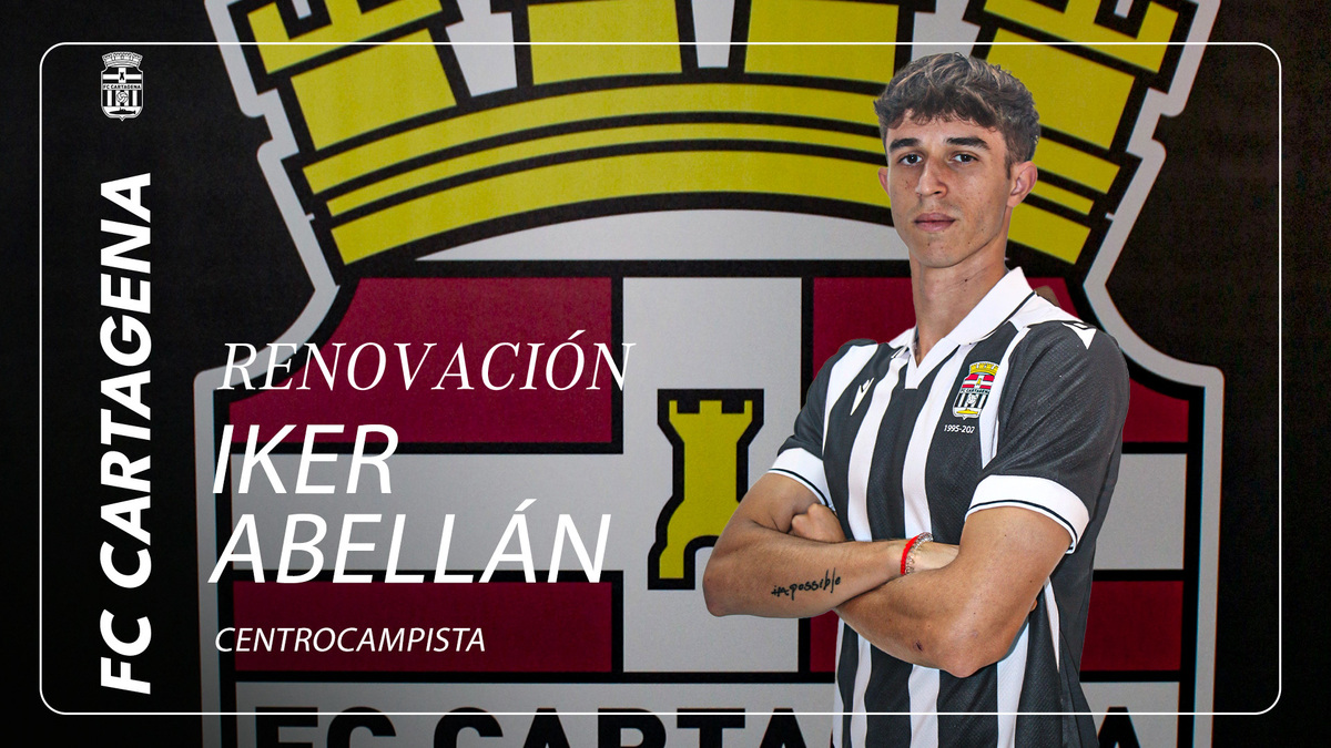 Iker Abellán renueva con el FC Cartagena