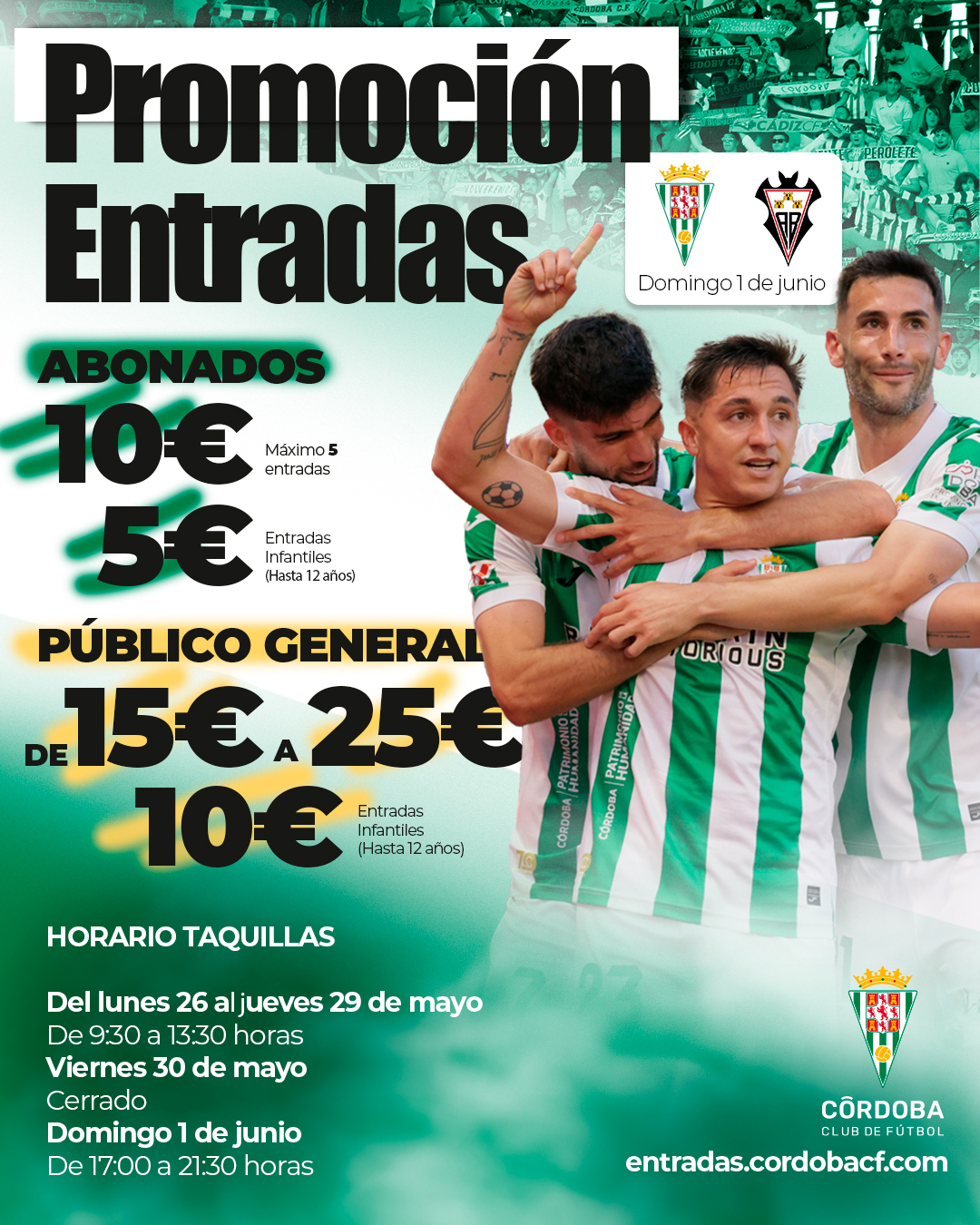 Venta de entradas para el Córdoba CF – Albacete Balompié | Córdoba CF ...