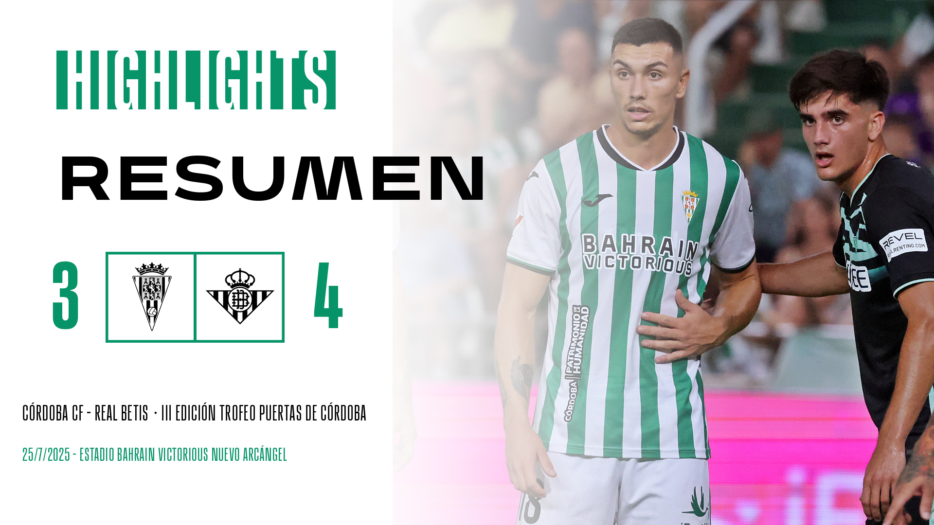 Córdoba - Betis: El blanco y el verde, unidos por el fútbol: la fiesta previa del Córdoba CF - Real Betis