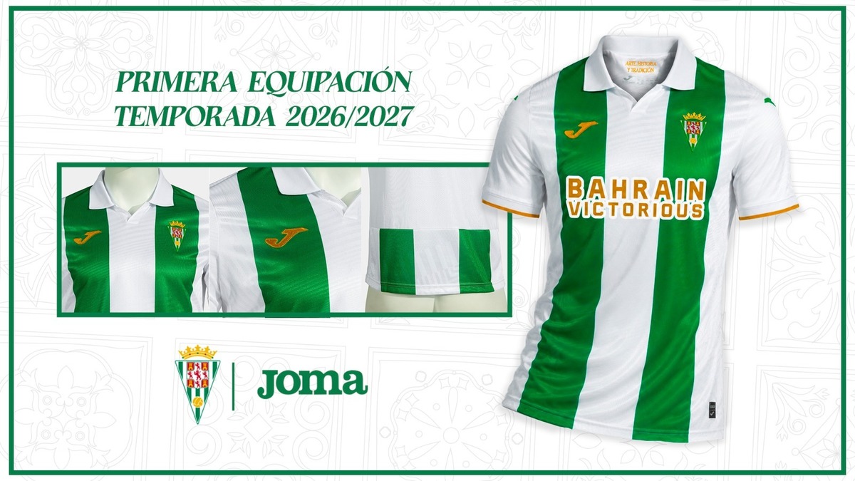 El Córdoba CF presenta su primera equipación para la temporada 2026/27 ...