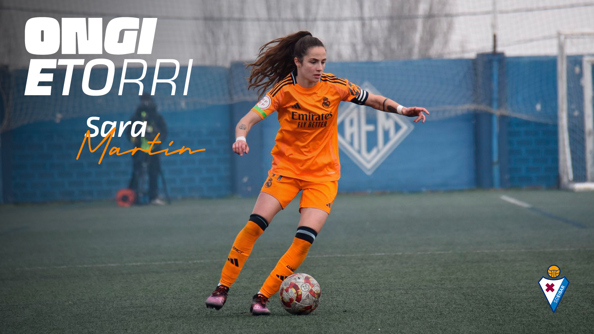 Sara Martín, a player for the Armeros until June 2026