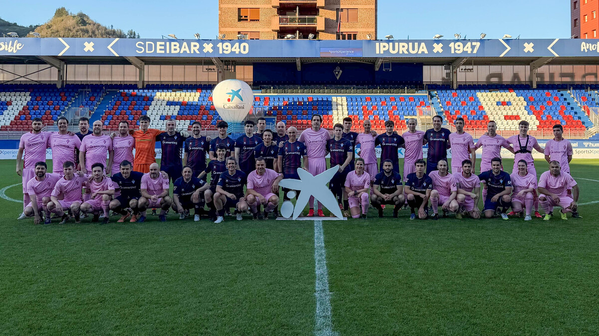 Von der Kabine auf den Platz: CaixaBank erlebt Eibar in Ipurua