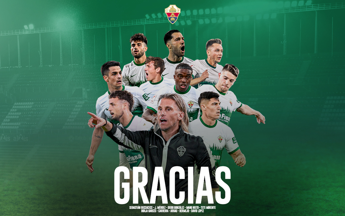 Despedida a nueve futbolistas y el cuerpo técnico de la 23/24 | Elche ...