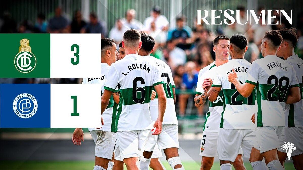 Elche Ilicitano 3 - 1 CF Badalona Futur | Resumen J2 | 2ª RFEF 24-25 ...