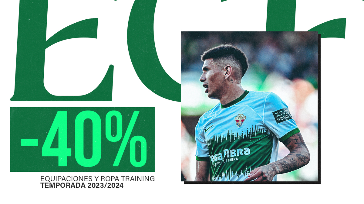 Promoción especial en la Tienda Oficial del Elche CF en el Martínez ...