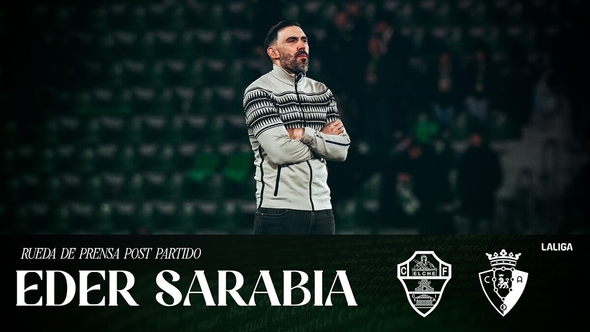 Eder Sarabia habla en el post partido del Elche CF - CA Osasuna | Elche ...