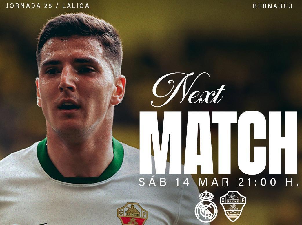 PREVIA | El Elche CF retará de nuevo al Real Madrid con su identidad ...