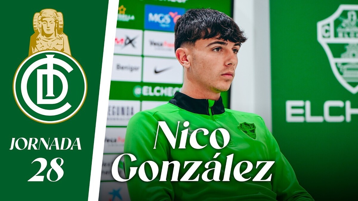 RUEDA DE PRENSA | Nico González habla sobre el Elche Ilicitano - CF ...