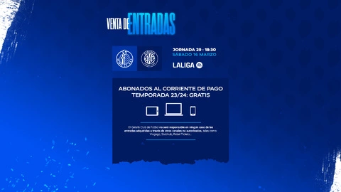 Getafe cf web entradas