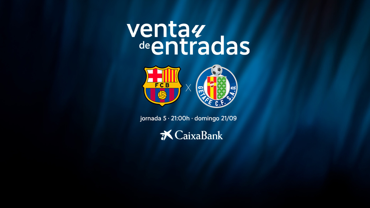 A la venta las entradas para el partido frente al FC Barcelona | Getafe ...