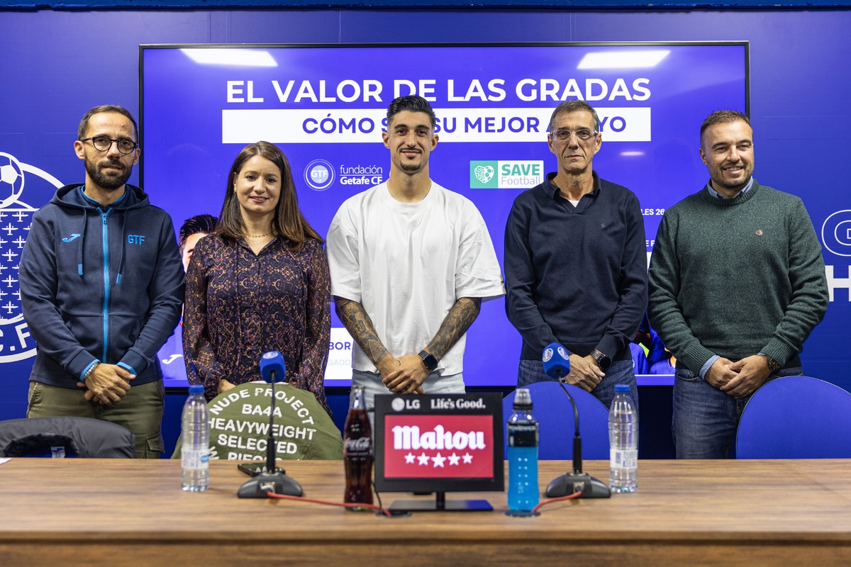 “El valor de las gradas” Fundación Getafe C.F. y Save Football impulsan un modelo de valores y acompañamiento positivo a nuestros menores