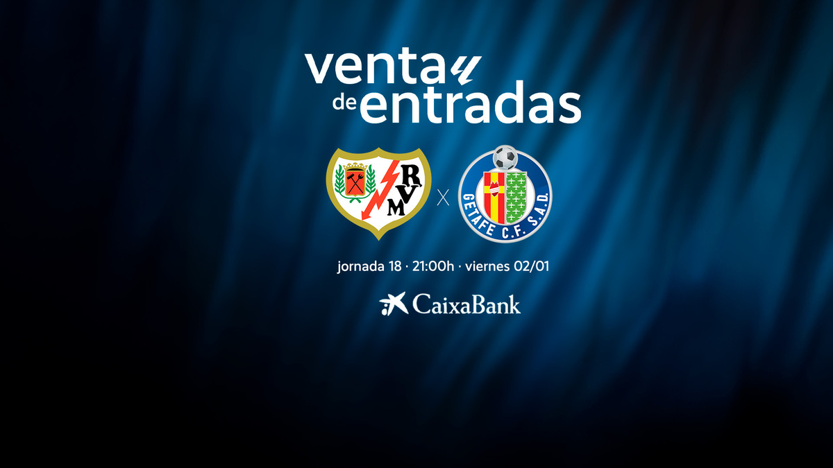 Tickets für das Spiel in Vallecas jetzt im Verkauf