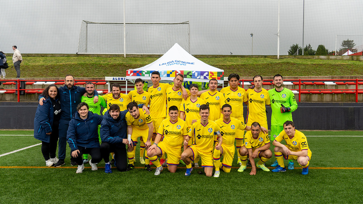 El Getafe C.F. Genuine disfruta en Gijón