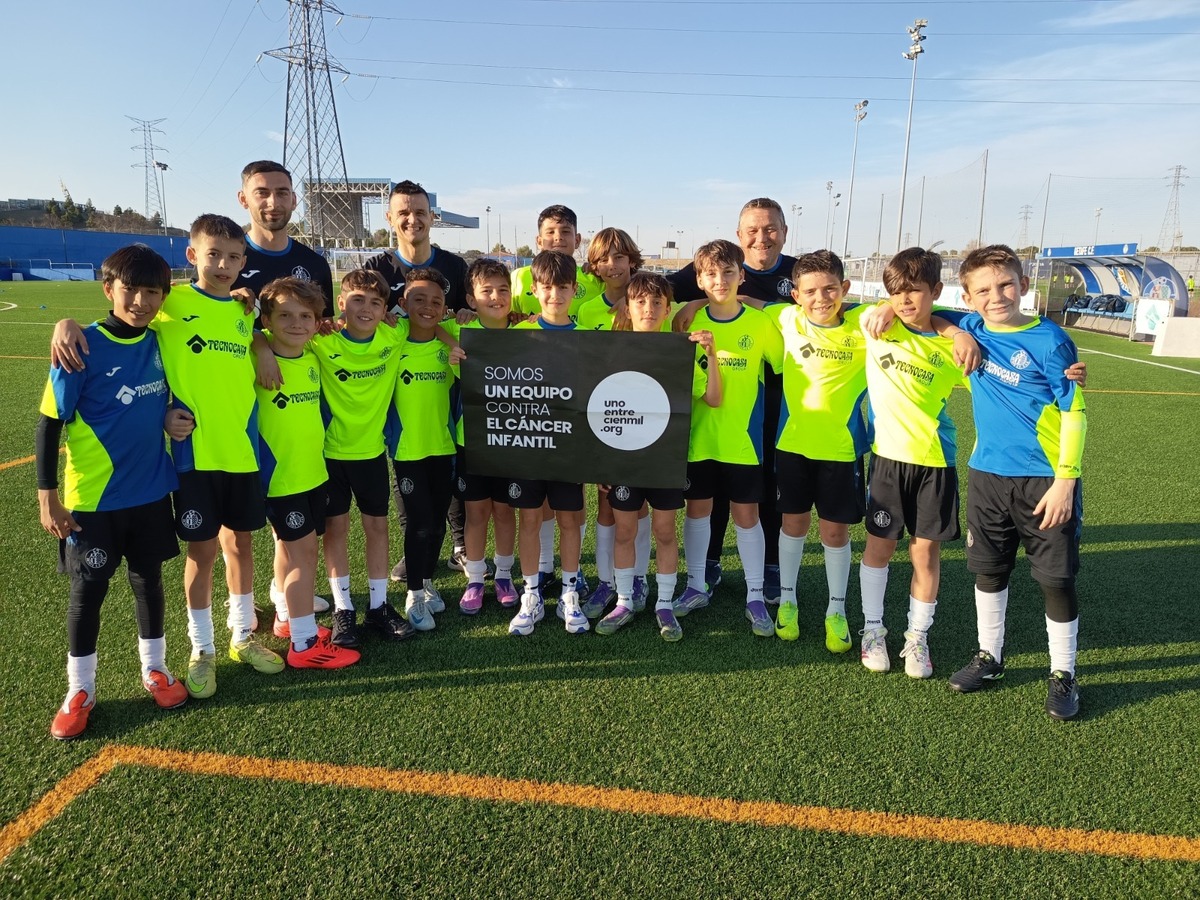 La Fundación Getafe CF recauda 2.233 euros para la iniciativa solidaria “Goles Contra el Cáncer Infantil”