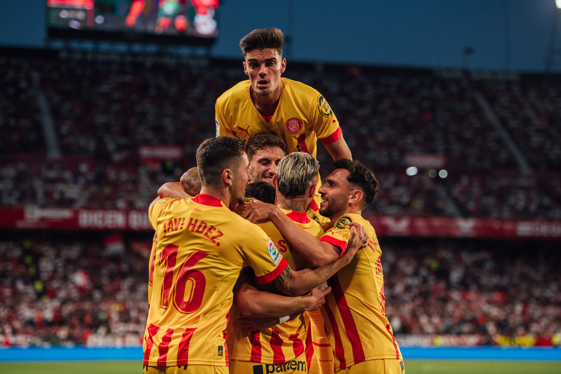 Girona conquers Sánchez-Pizjuán and looks up
