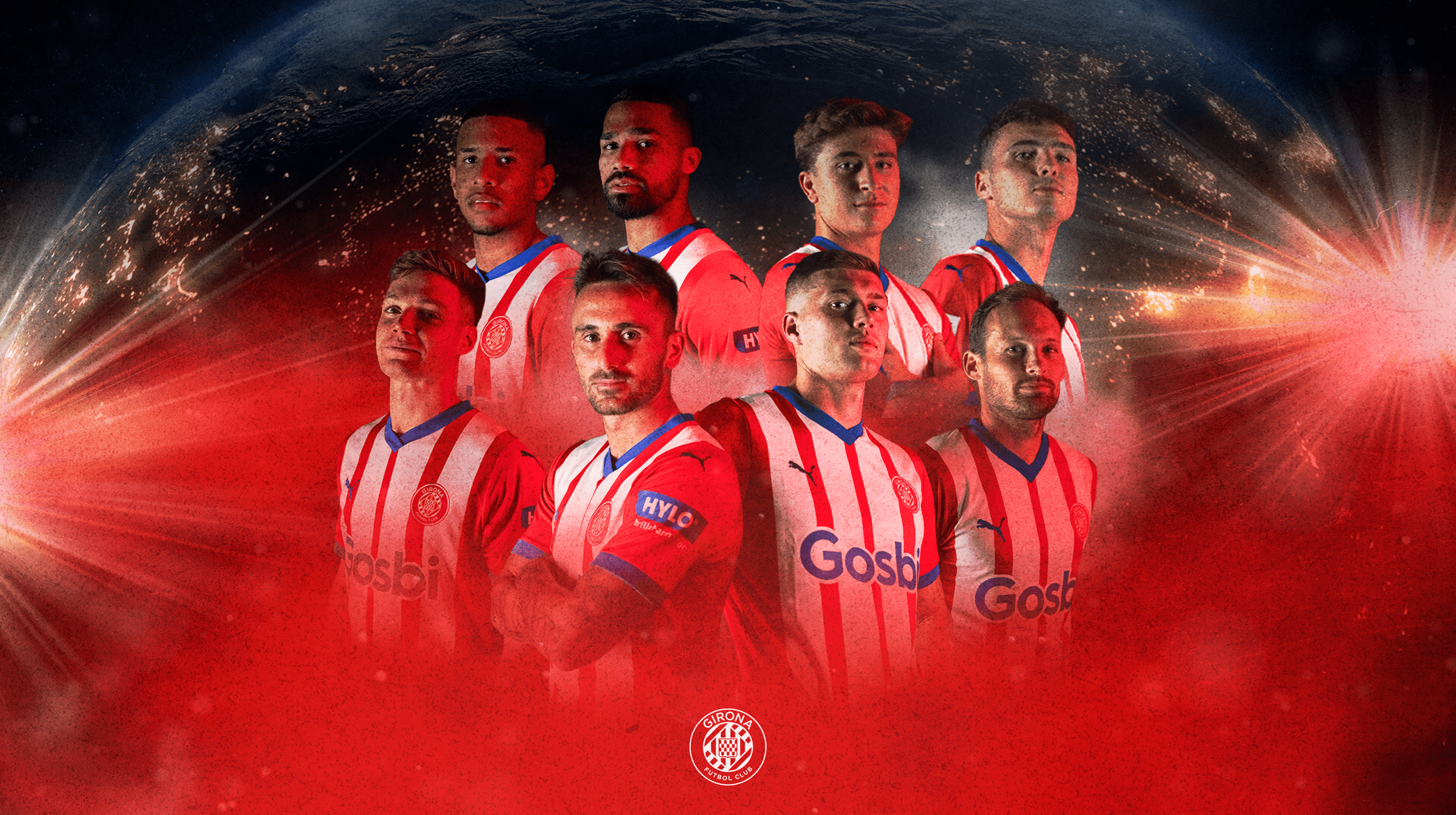 Eight white-and-red summoned with their selections