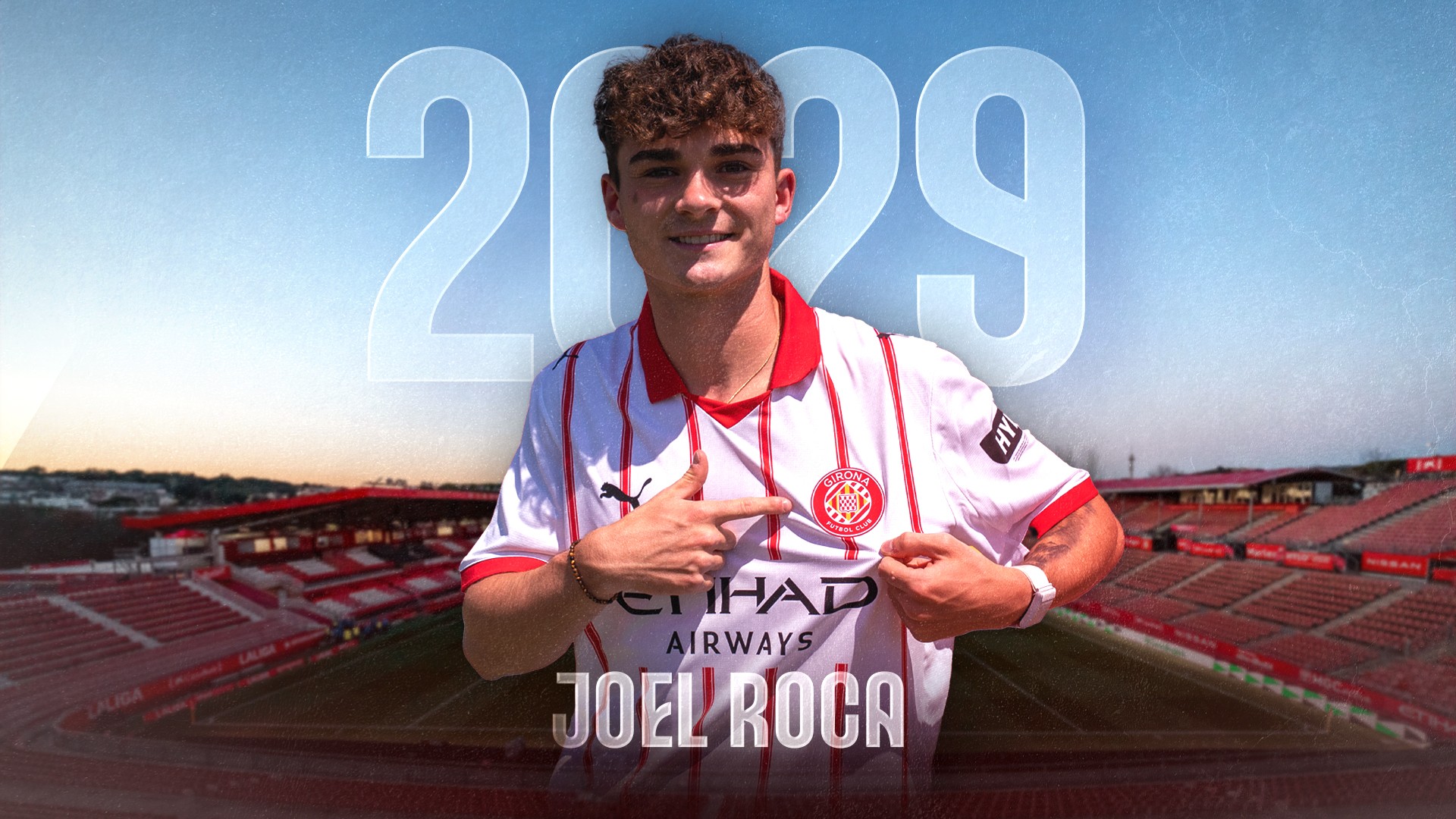 Joel Roca, renovat fins al 2029 | Girona FC | Web Oficial