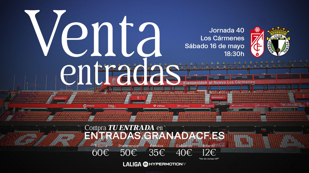 El Granada CF abre la venta de entradas para el partido contra el ...