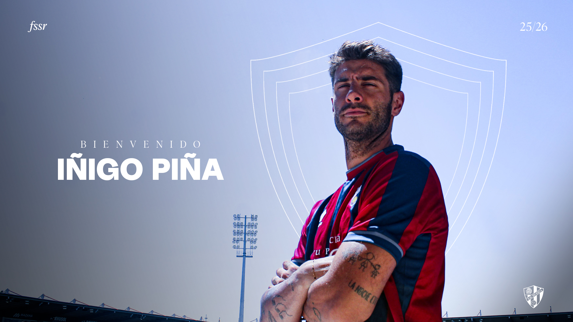 Íñigo Piña completes SD Huesca's defense