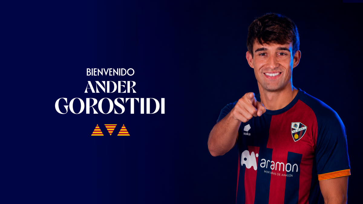 Ander Gorostidi, new player for SD Huesca