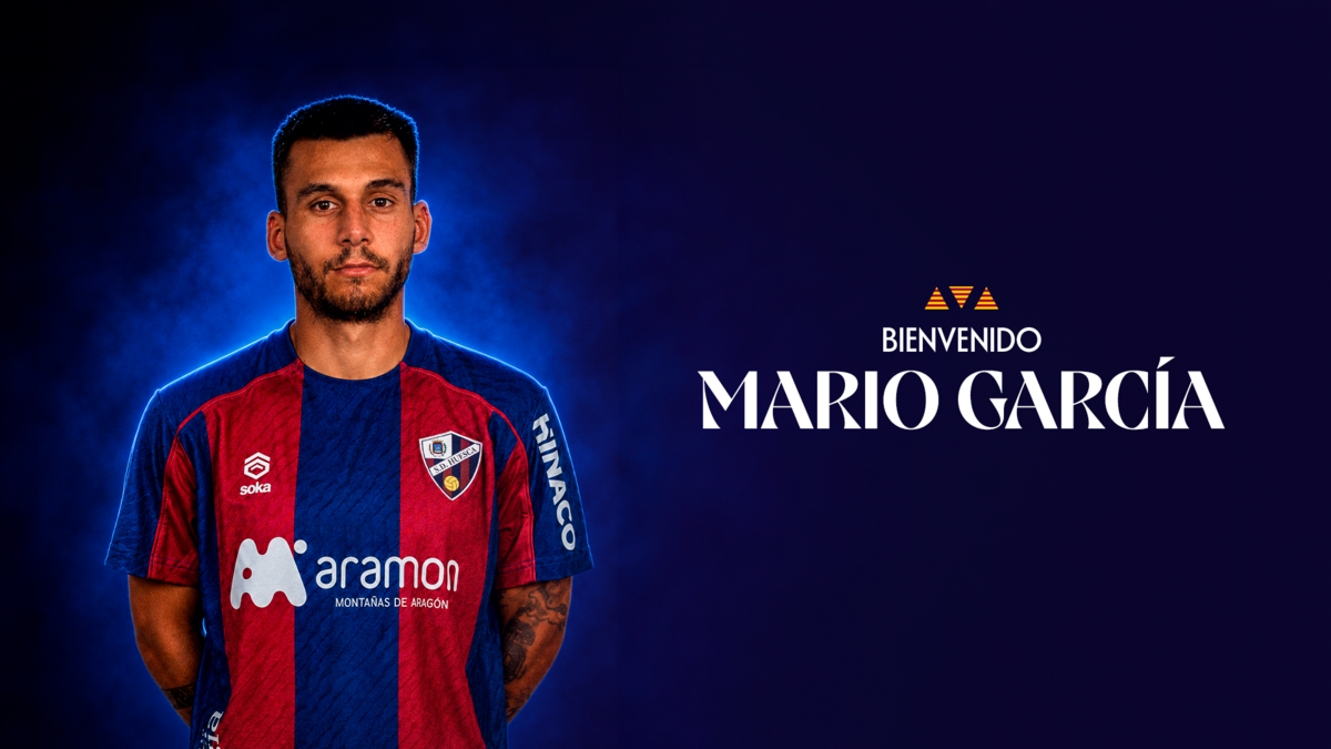 Mario García, new player for SD Huesca